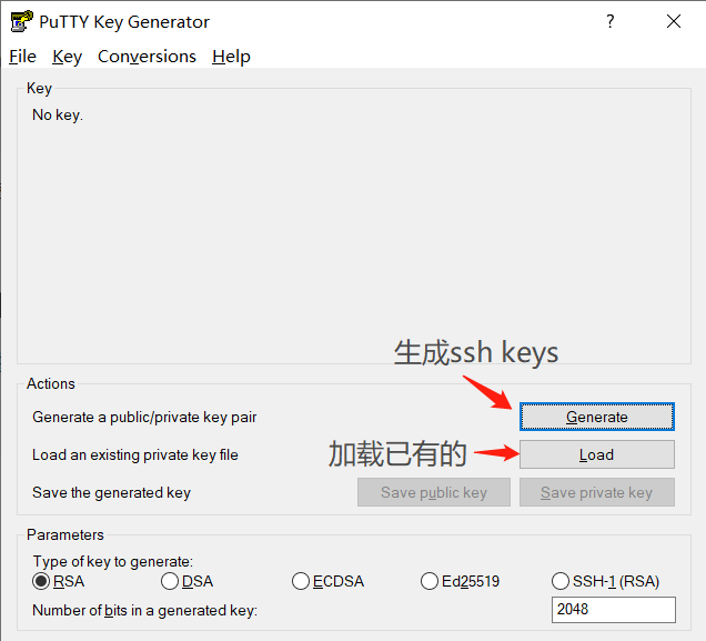 PuTTY生成ppk文件并使用ssh私钥登录